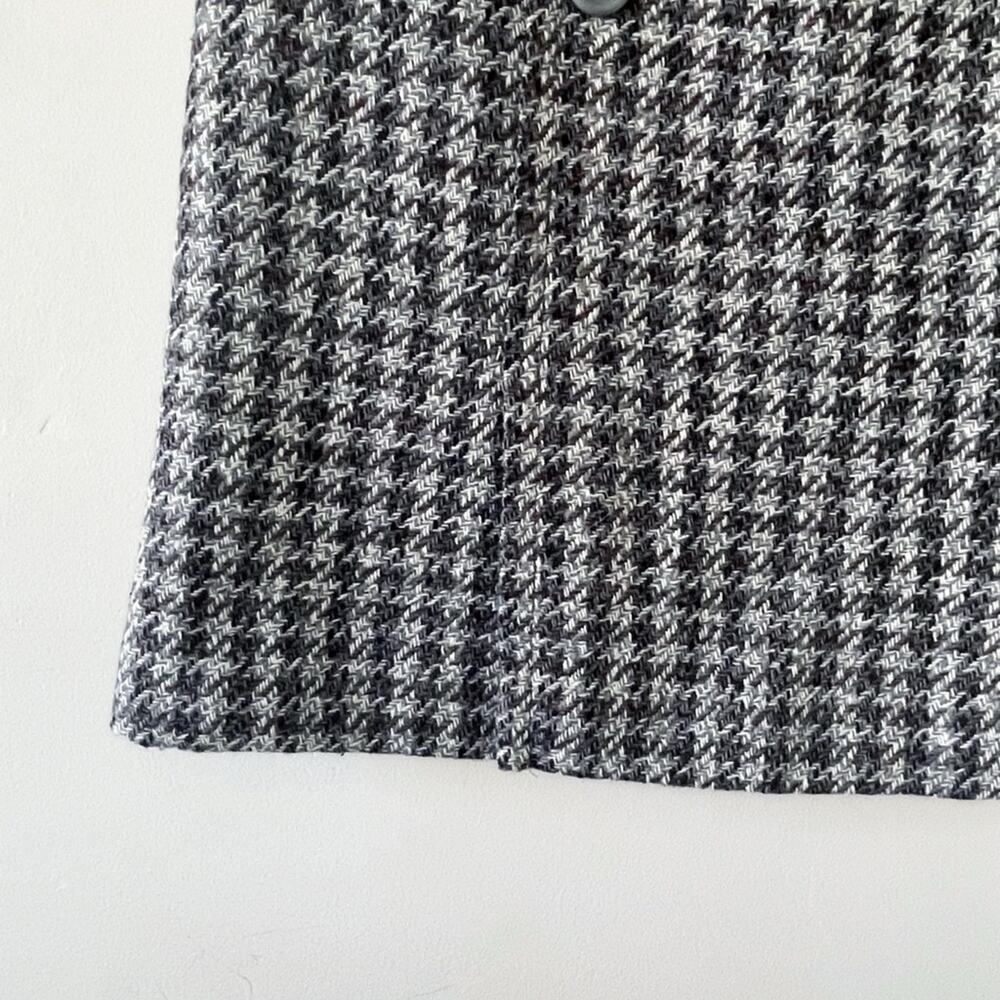 LOFT Pencil Skirt Black and Gray Houndstooth Size 6 EUC - Picture 10 of 14